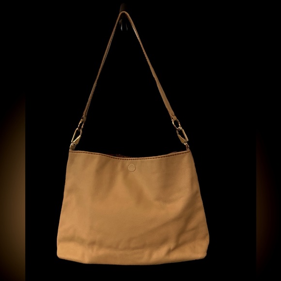 Plinio Visona tan pebbled leather shoulderbag excellent condition - Picture 2 of 5